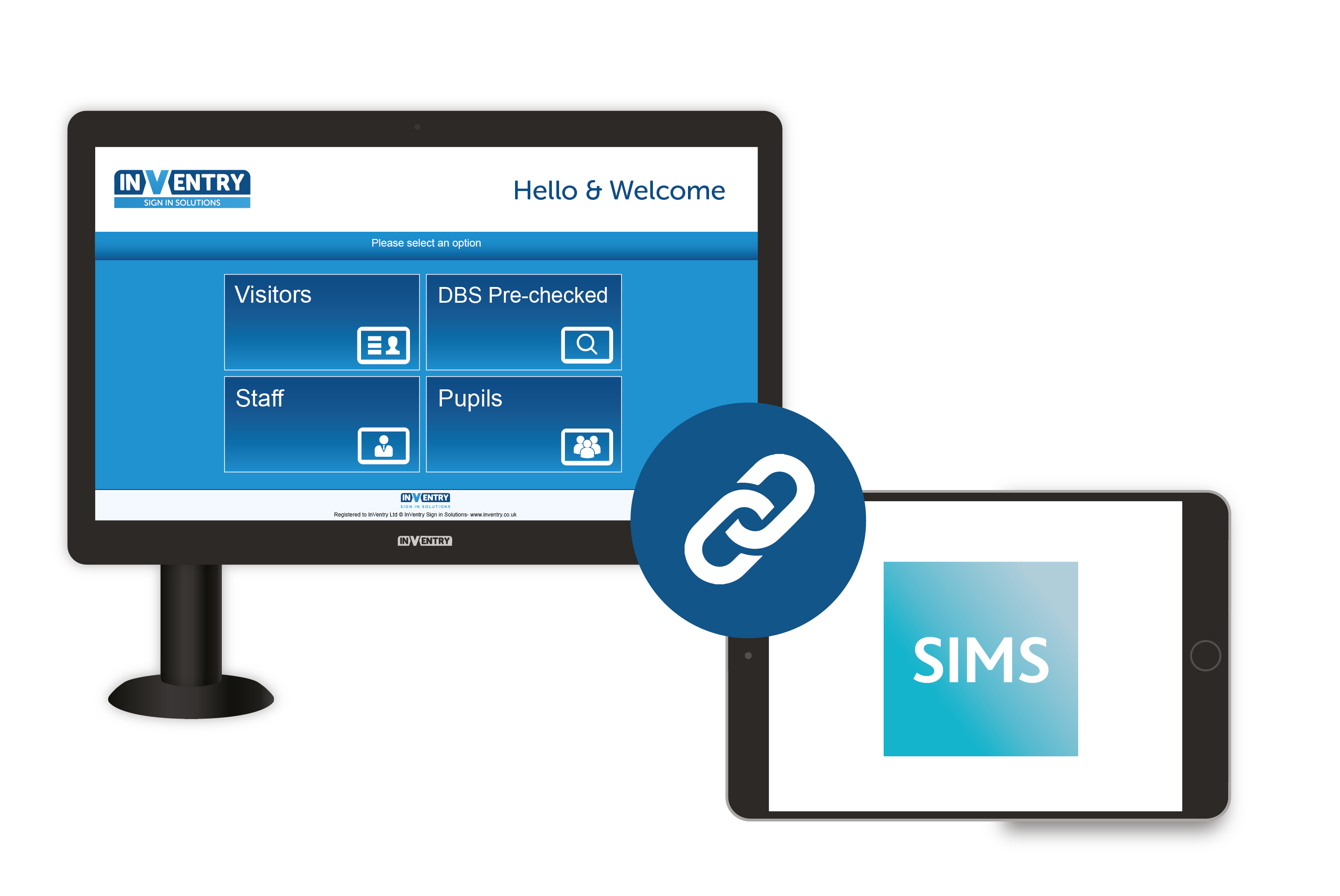 SIMS MIS integration on tablet device
