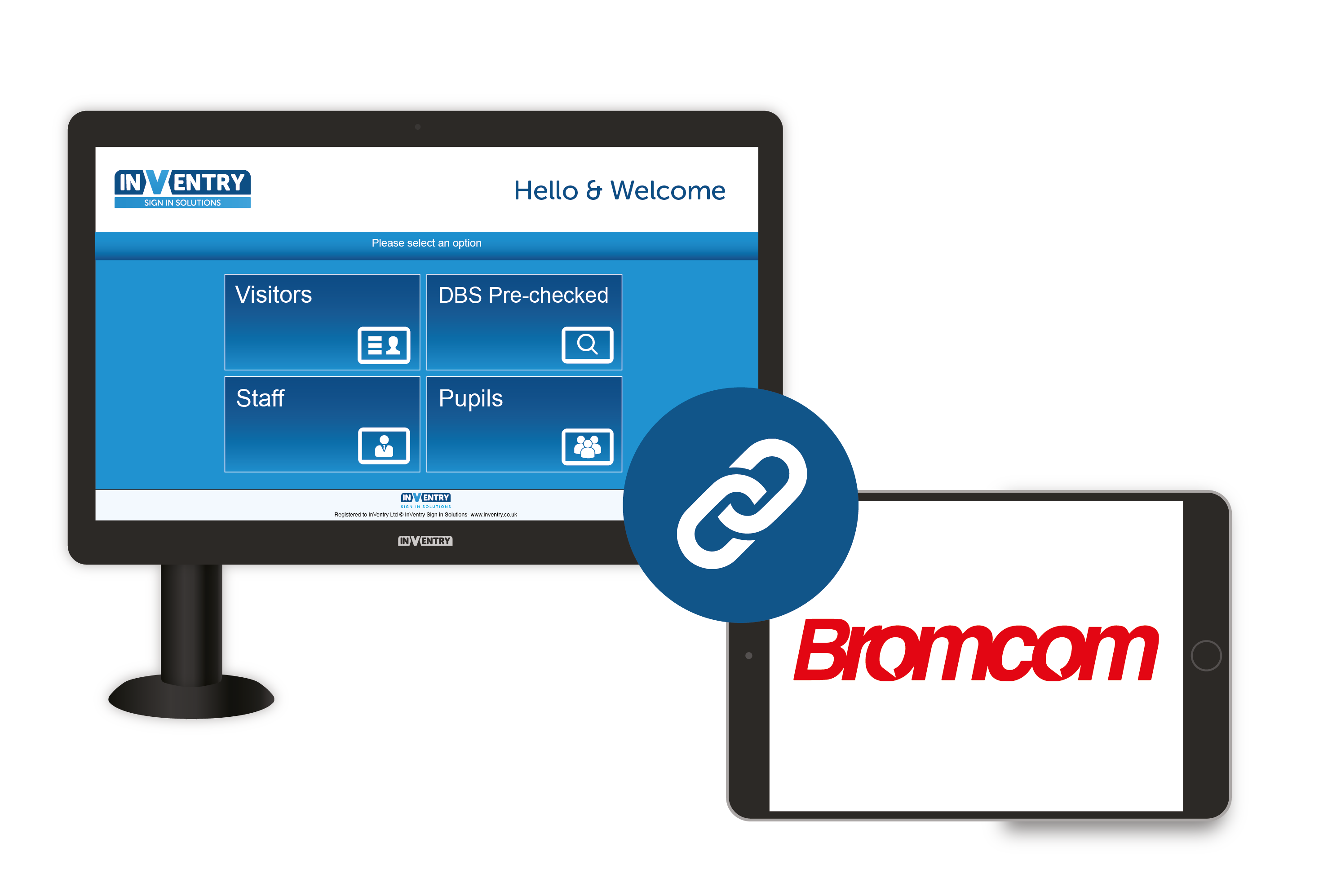 Bromcom MIS integration on tablet device