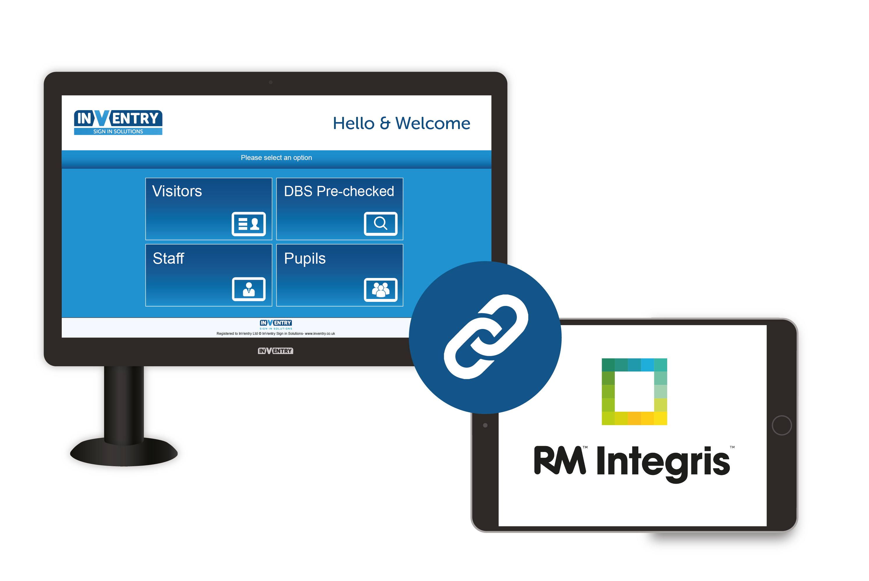 RM Integris MIS integration on tablet device