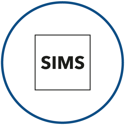 SIMS MIS Logo in Circle