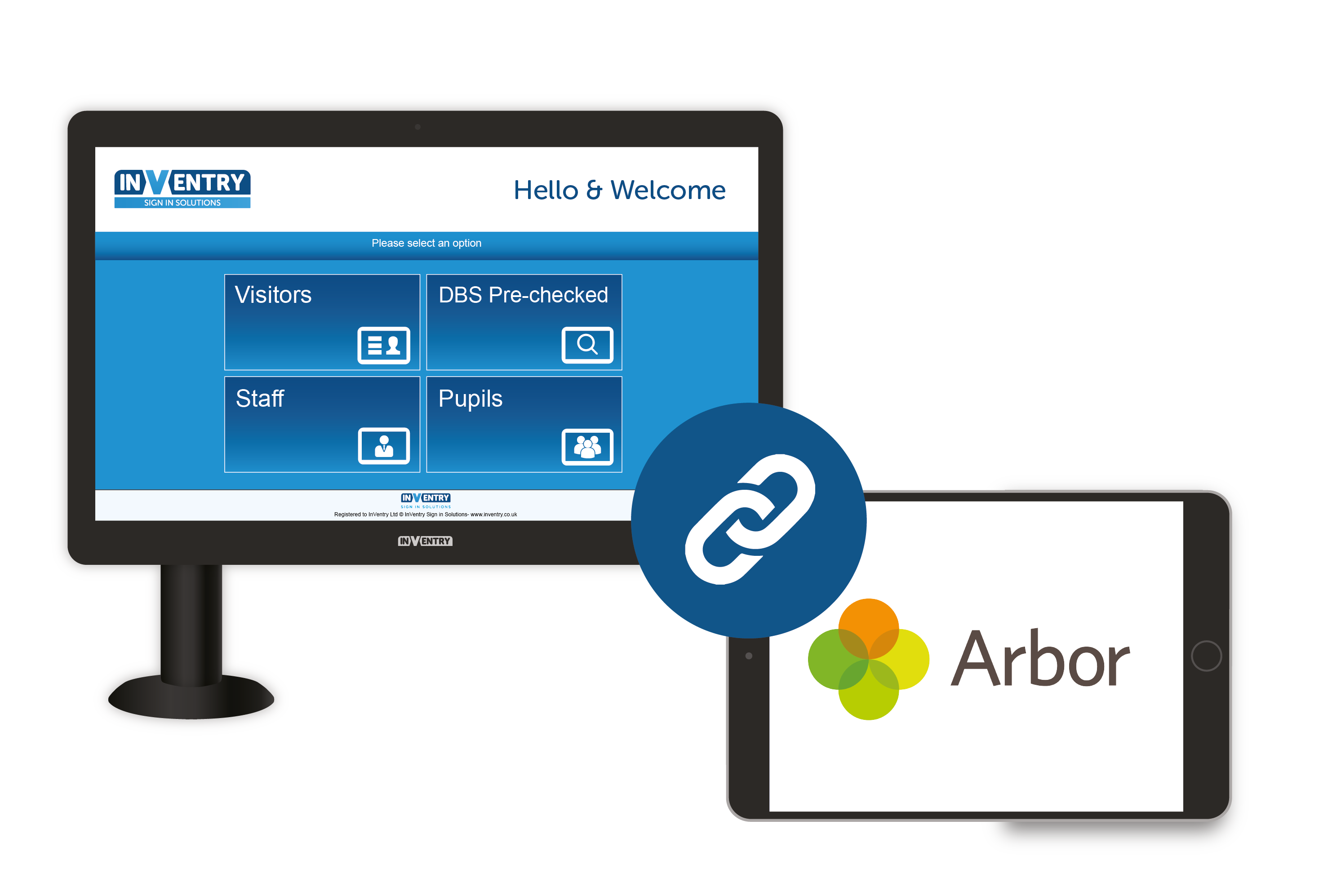 Arbor and InVentry integration on devices