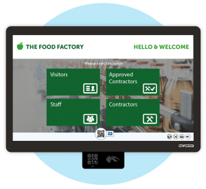 Food Manufacturing custom skin on an InVentry screen