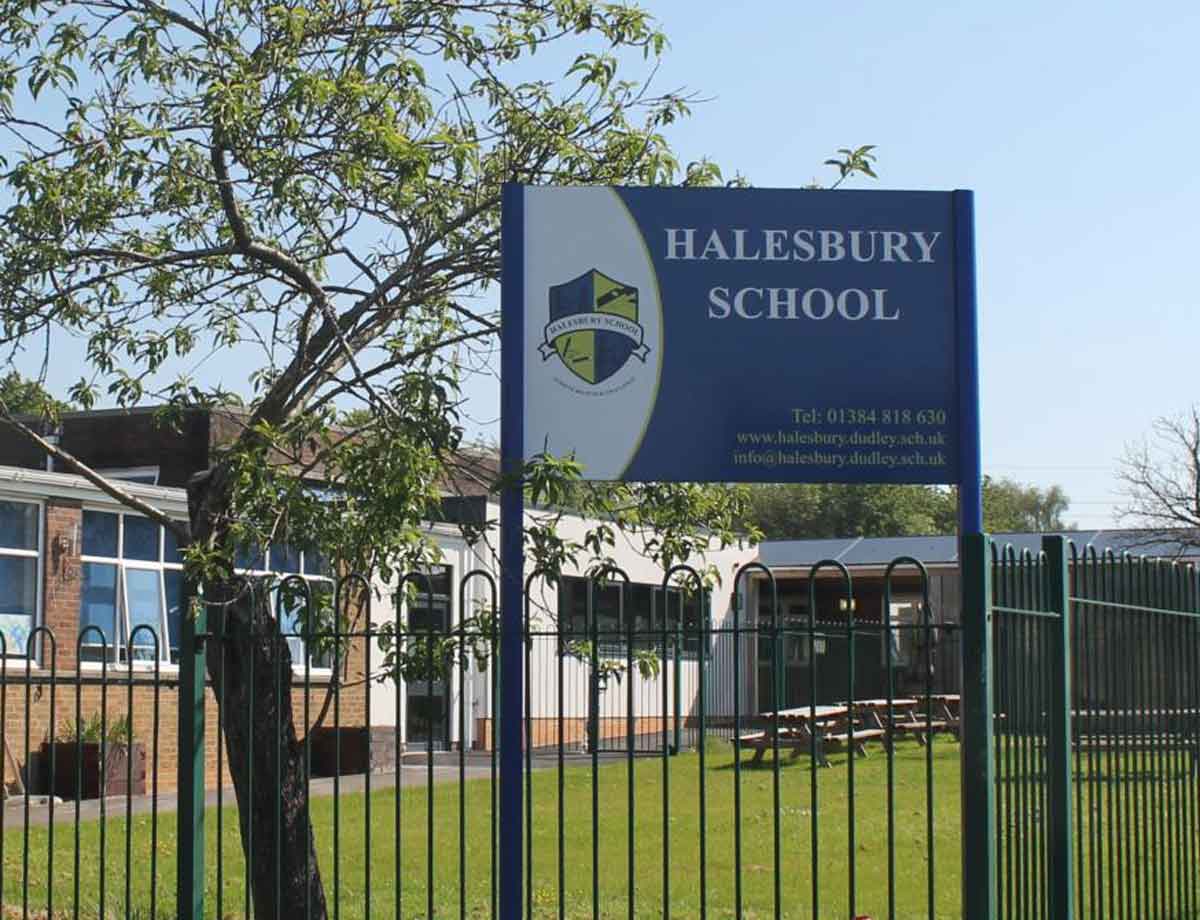 Exterior Of Halesbury School