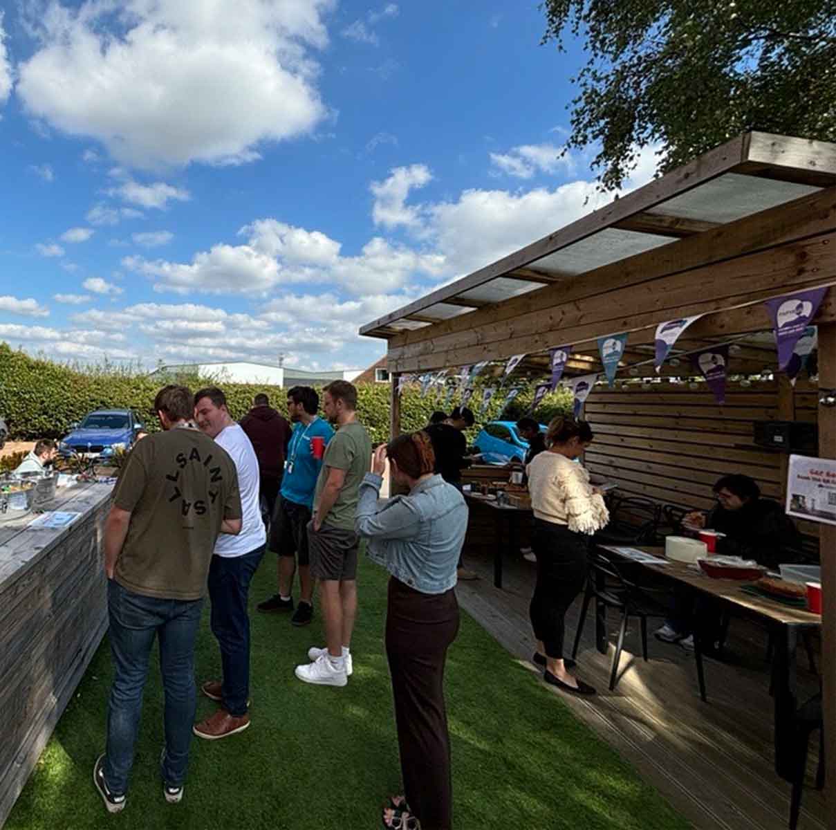 InVentry employees running a car boot sale