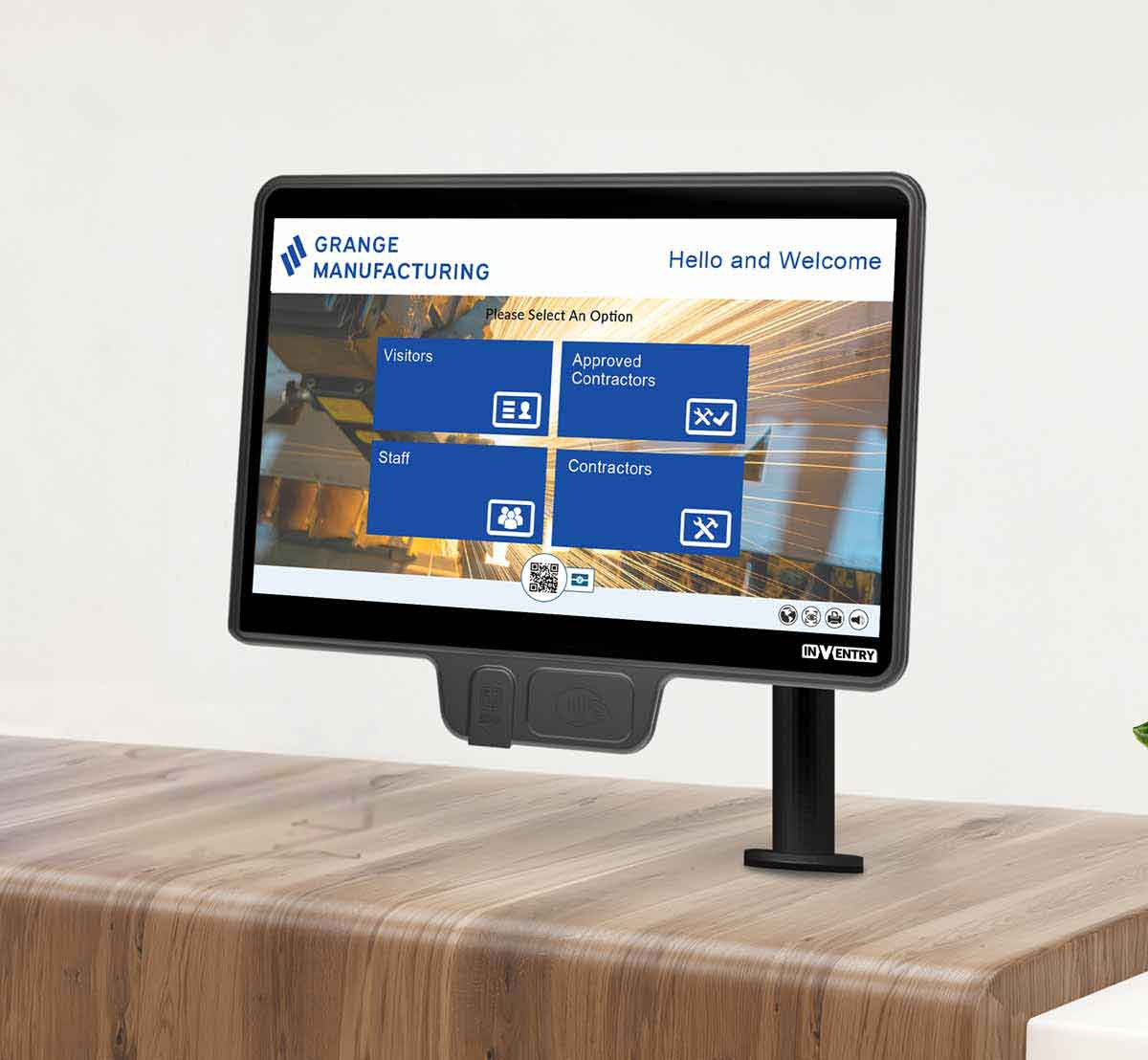 InVentry Screen on Desk