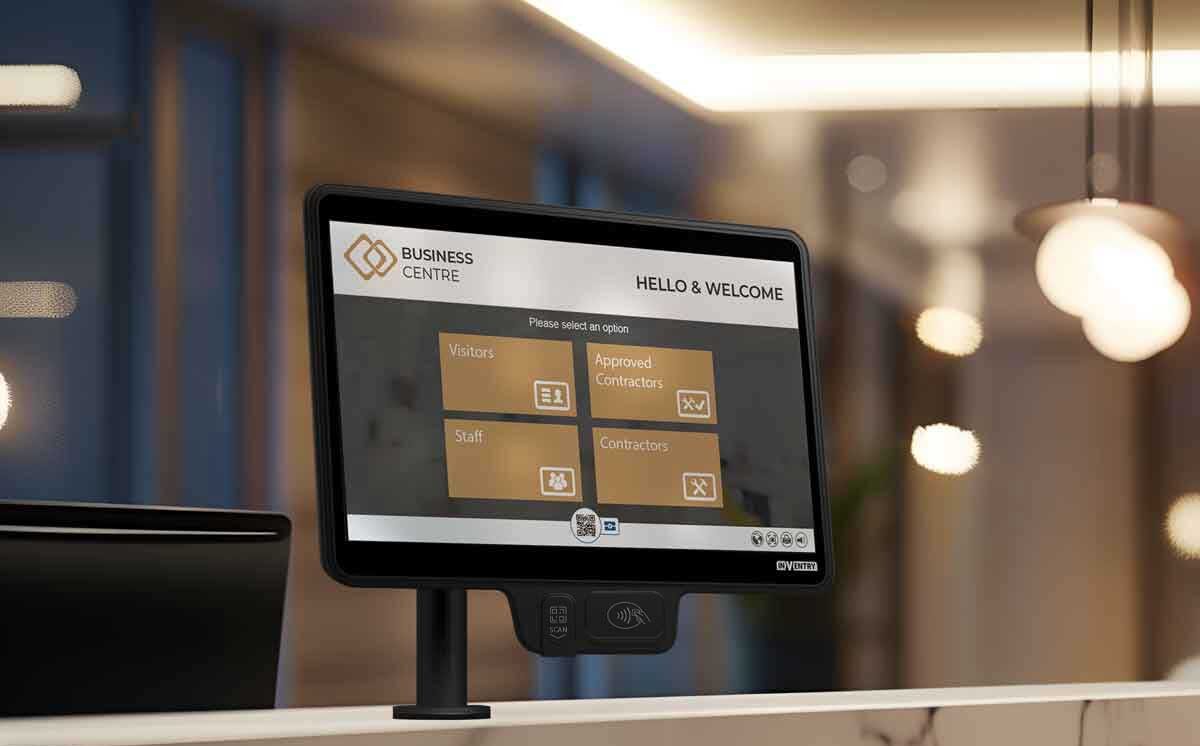 InVentry Screen in Business Centre