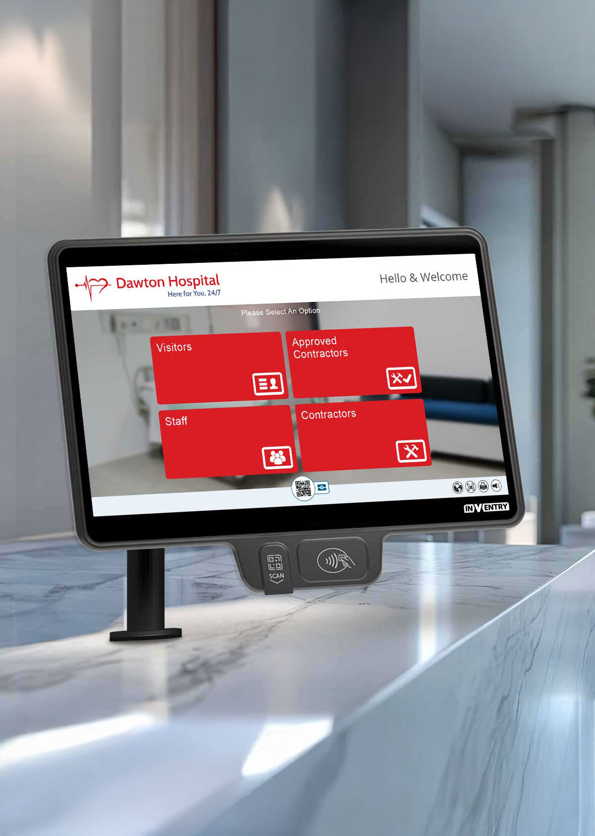 Visitor Management System for Hospitals