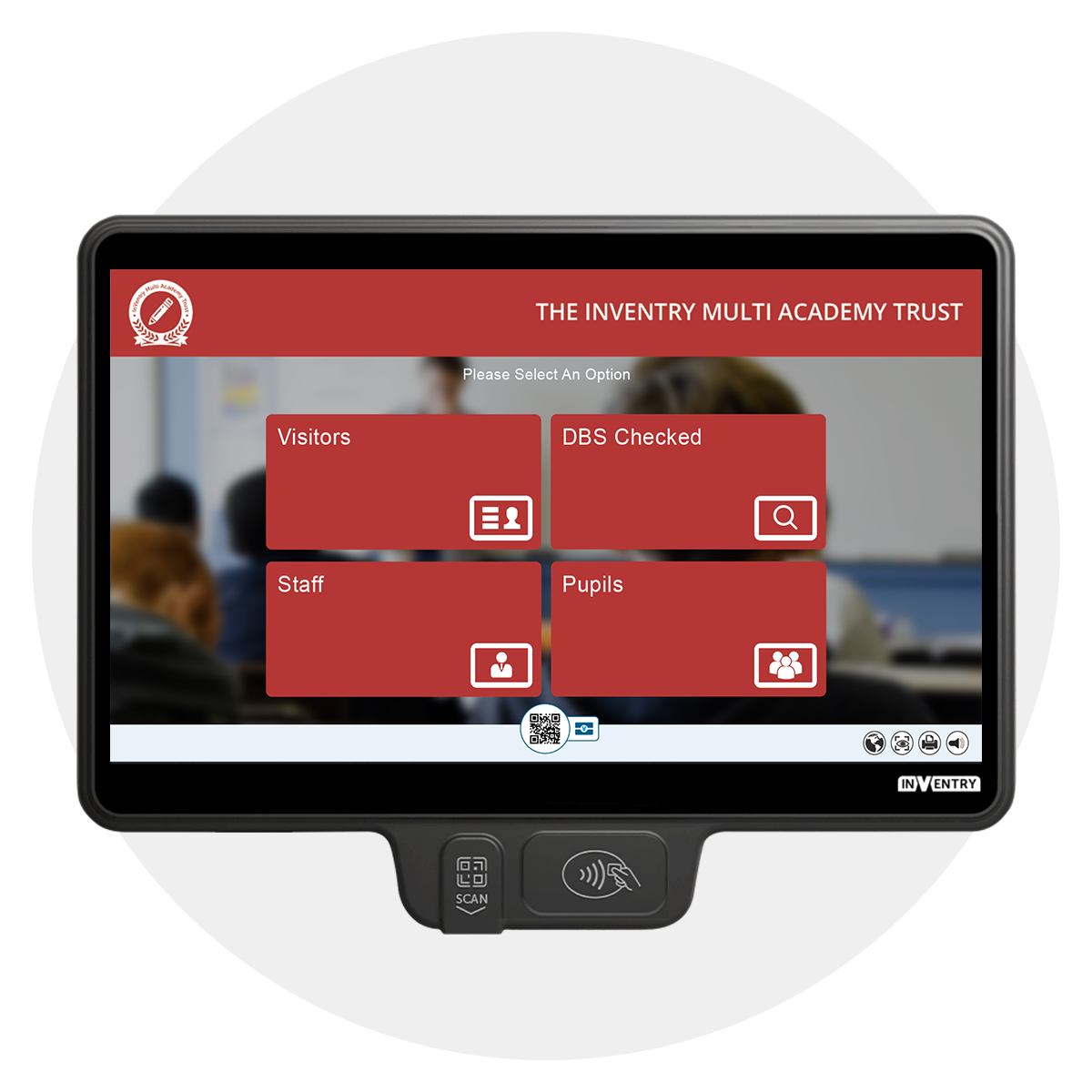 Multi Academy Trust InVentry Screen