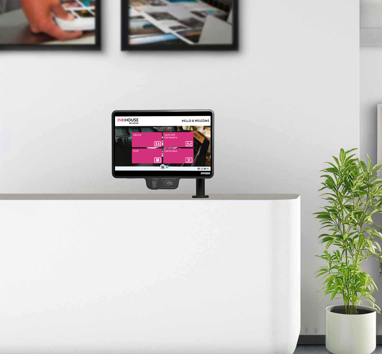 InVentry Screen with Printers Skin