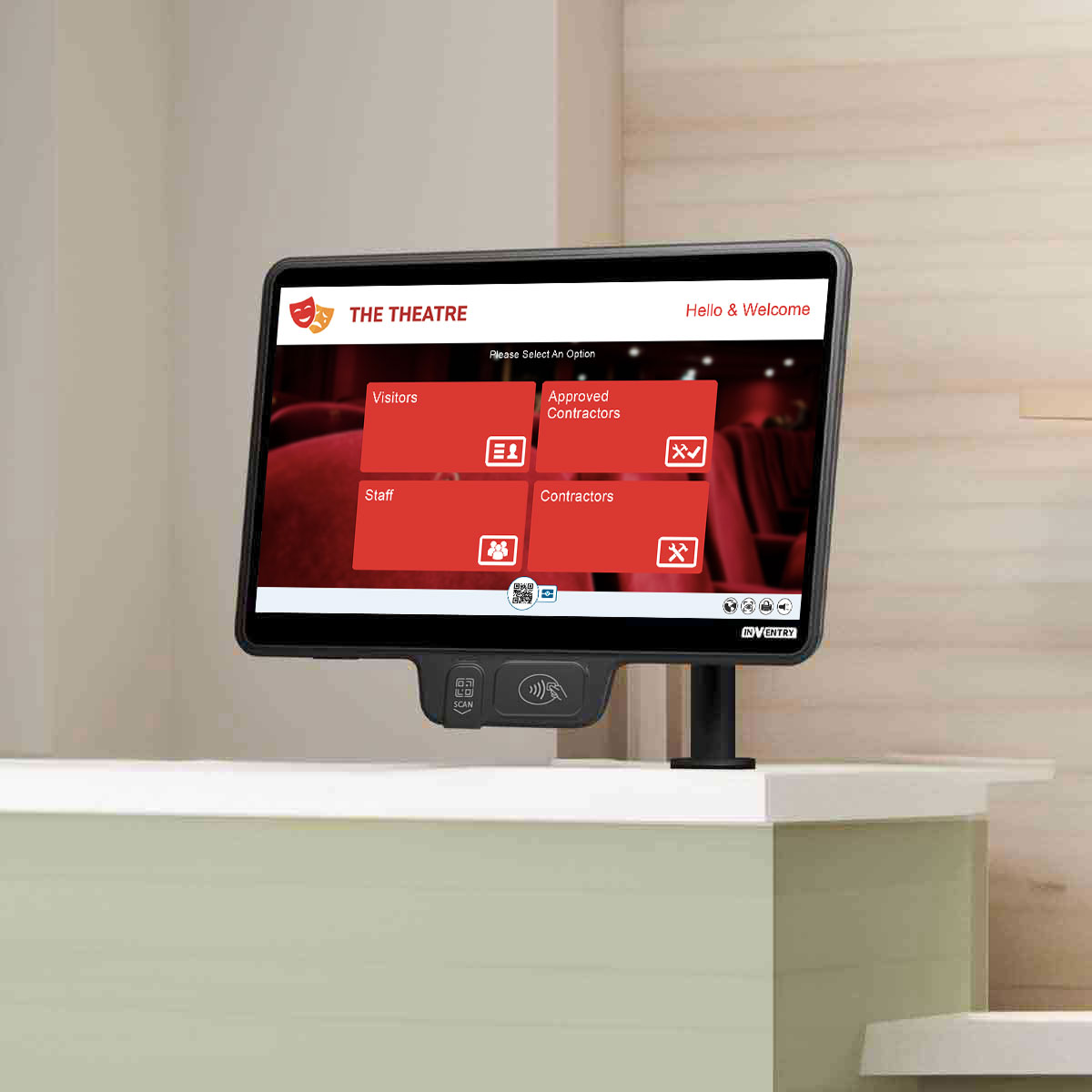 InVentry Screen in a Theatre