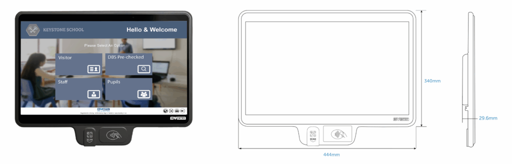 Hardware Installations InVentry Screen Spec