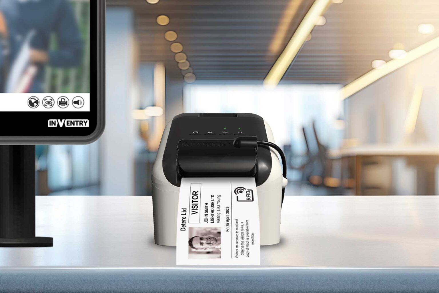 Rfid Label Rools RFID Label Rolls | Temporary RFID Access Badge | InVentry