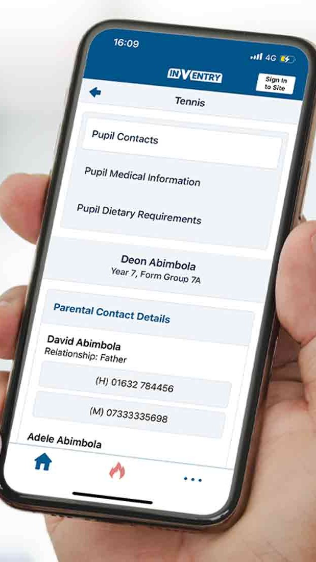 Pupil Sign In System